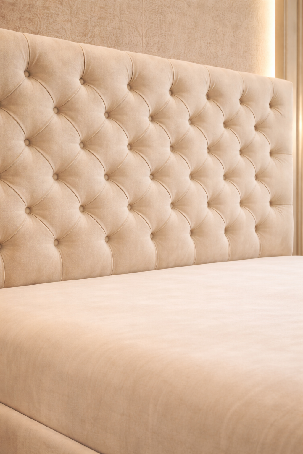 Monnaca Upholstered Bed Frame with Padded Headboard