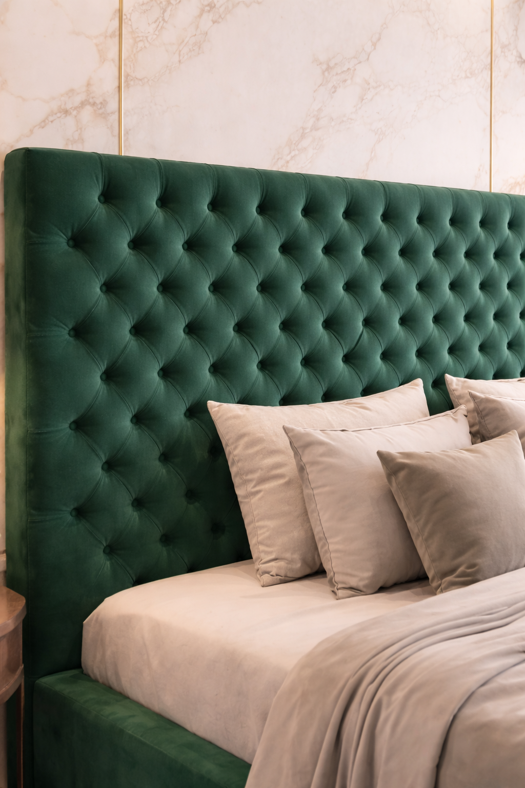 Monnaca Upholstered TV Bed with Lift-Up Mechanism